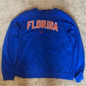 Nike Men's Royal Blue Florida Crewneck Sweater